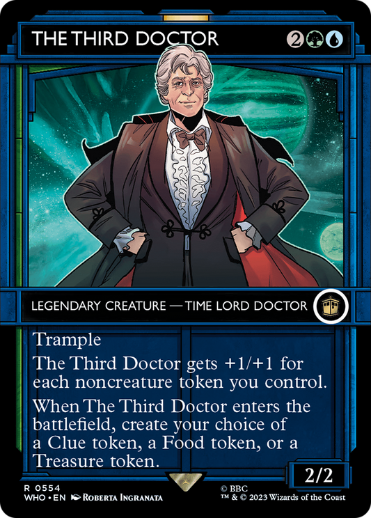 The Third Doctor (WHO-554) (Showcase) (Borderless) (Foil)