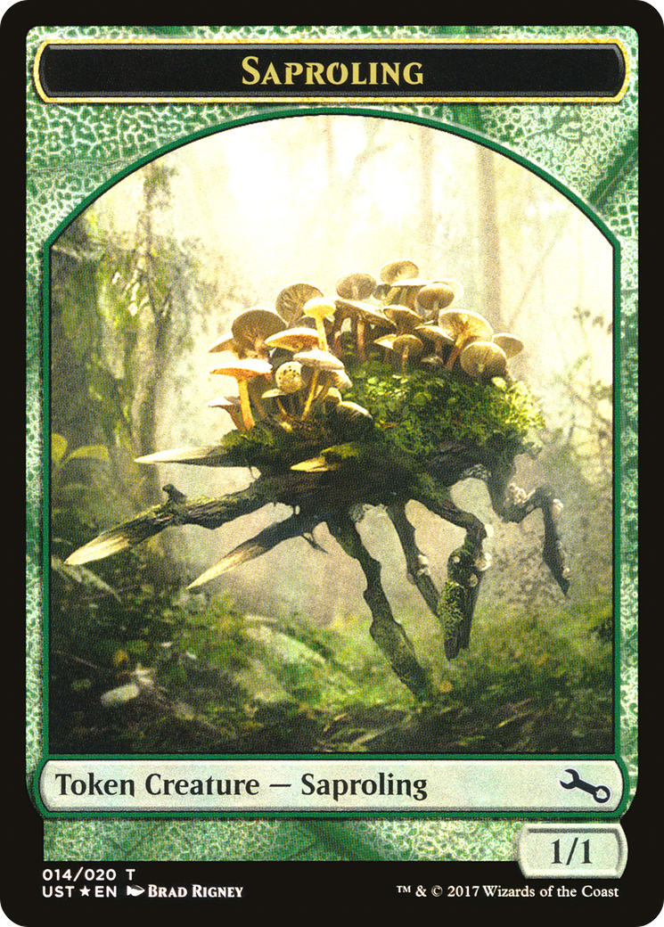 Saproling // Saproling Double-Sided Token (UST-014) (Foil)