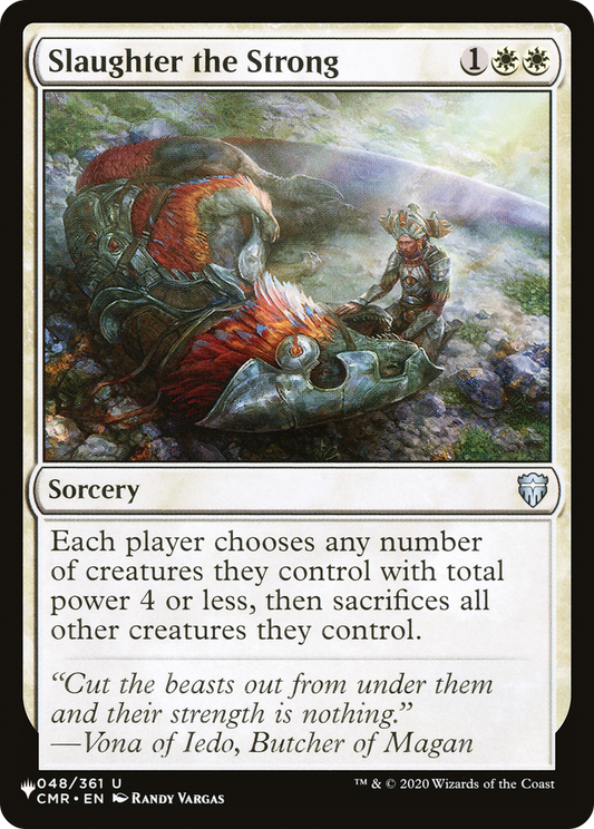 Slaughter the Strong (LIST-CMR-48)