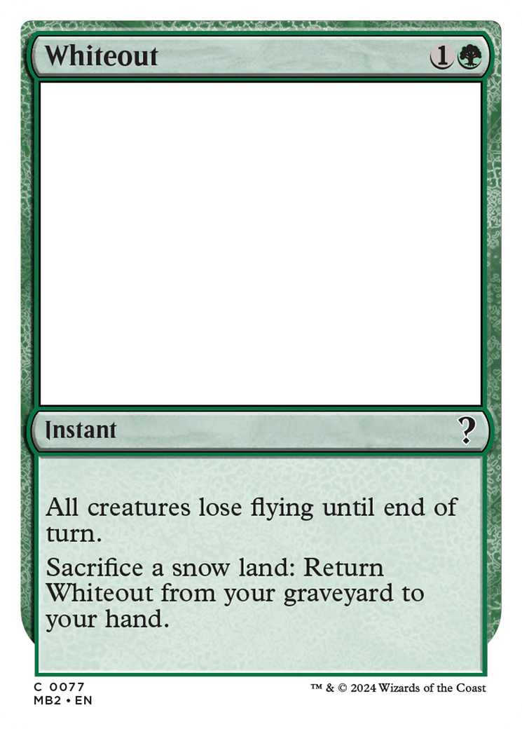 Whiteout (MB2-077)