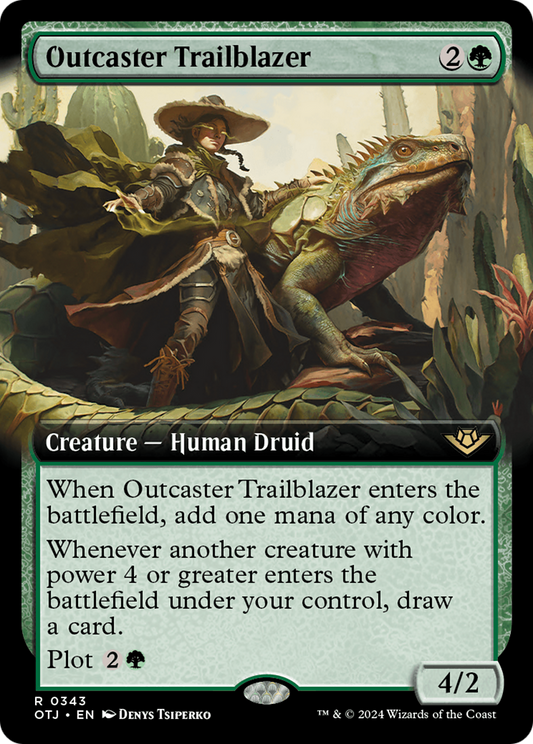 Outcaster Trailblazer (OTJ-343) (Extended Art) (Foil)