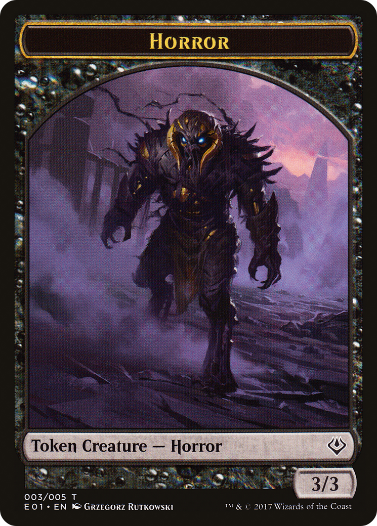 Horror // Zombie Double-Sided Token (AC2-003)