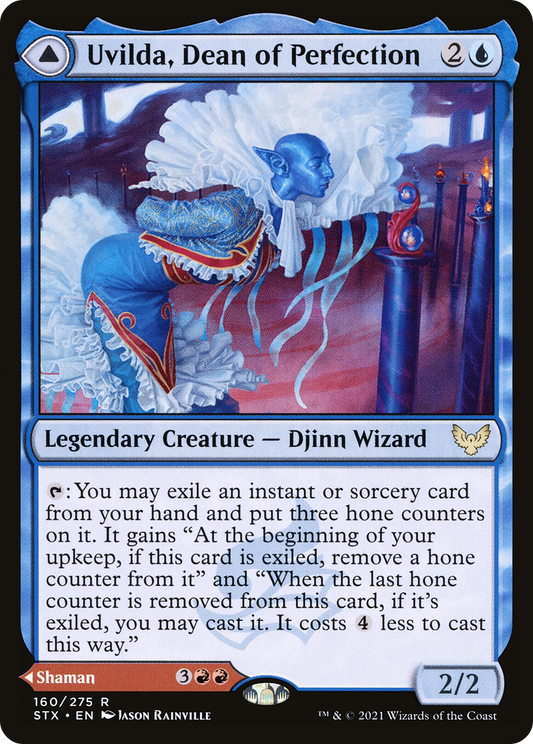 Uvilda, Dean of Perfection // Nassari, Dean of Expression (STX-160) (Foil)