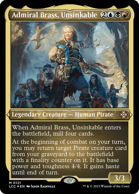 Admiral Brass, Unsinkable (LCC-121) (Display Commander) (Foil)