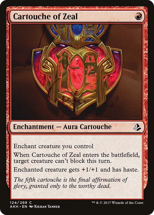 Cartouche of Zeal (AKH-124) (Foil)