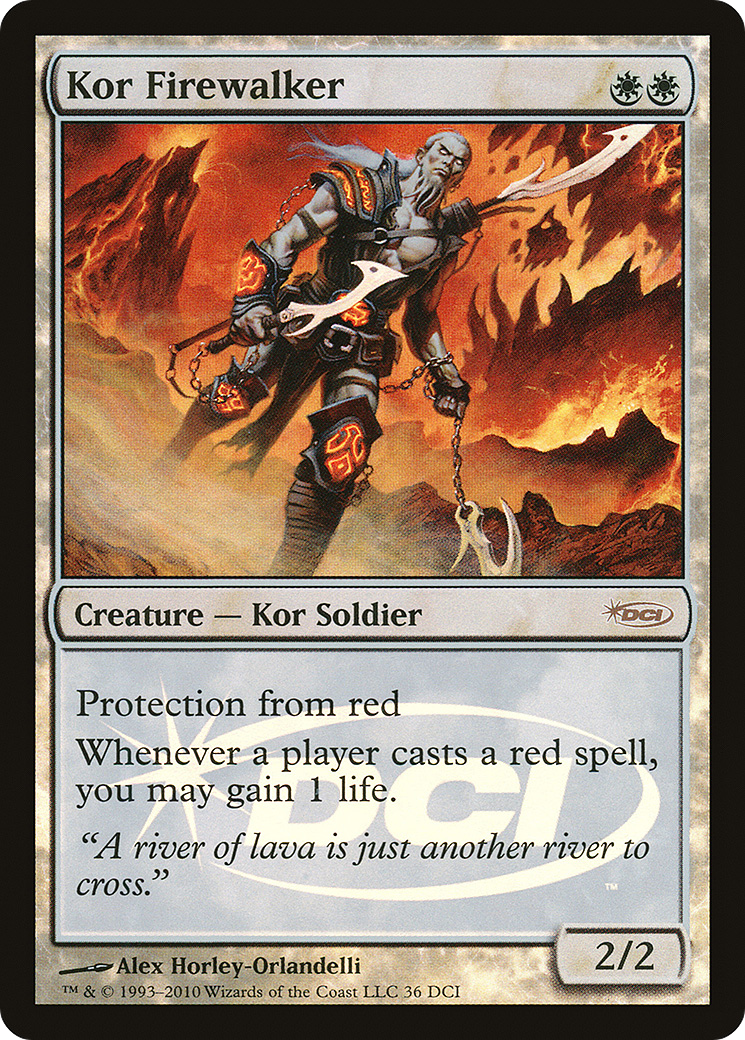 Kor Firewalker (WPN-036) (Foil)