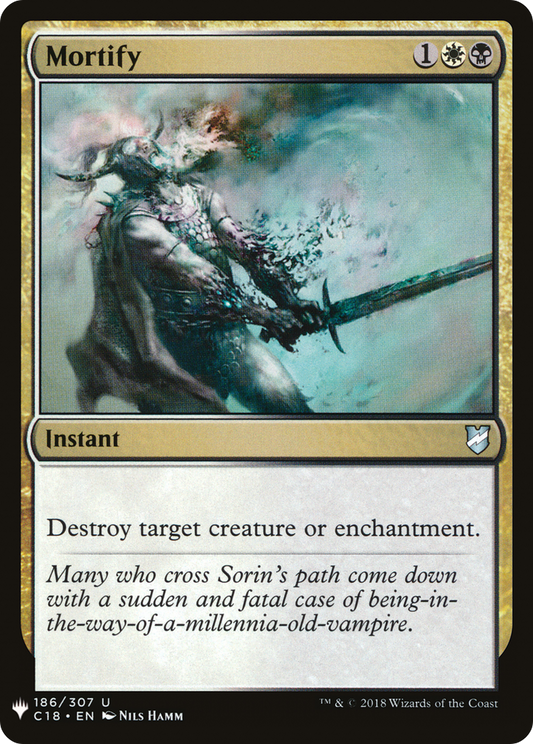 Mortify (LIST-C18-186)
