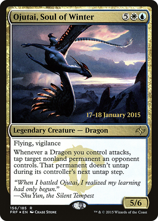 Ojutai, Soul of Winter (PRE-156S) (Foil)