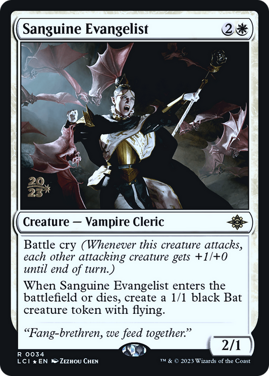 Sanguine Evangelist (PRE-34S) (Foil)