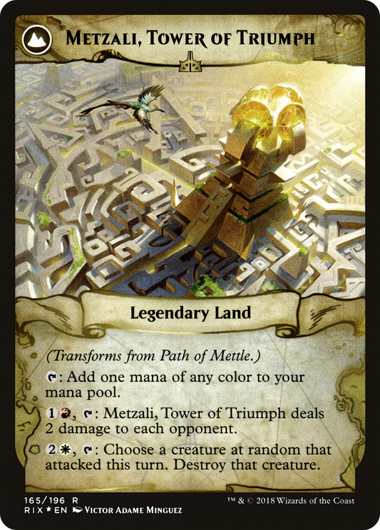 Path of Mettle // Metzali, Tower of Triumph (PRE-165S) (Foil)