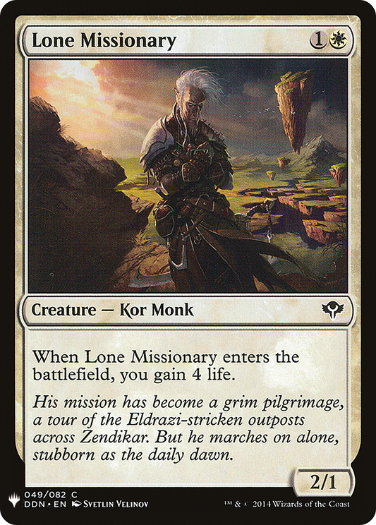 Lone Missionary (LIST-DDN-49)