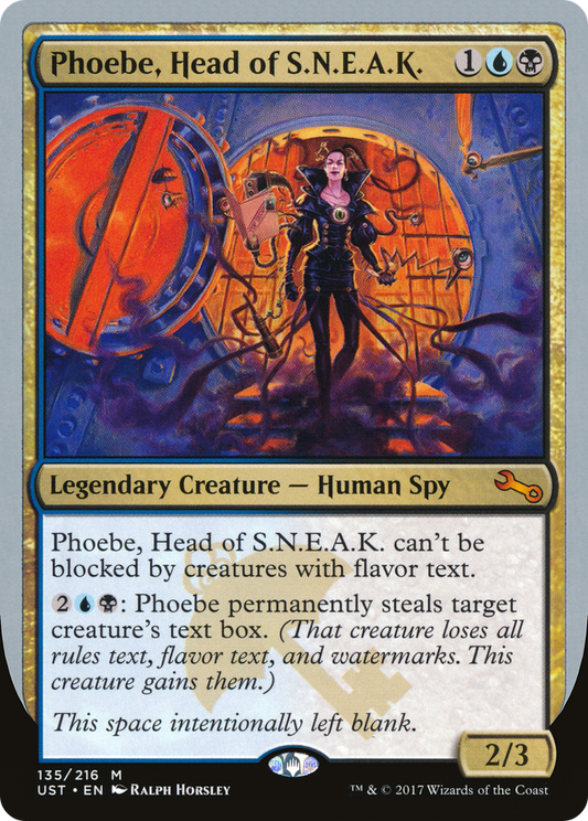 Phoebe, Head of S.N.E.A.K. (UST-135)