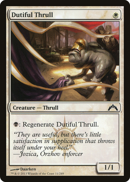 Dutiful Thrull (GTC-011) (Foil)