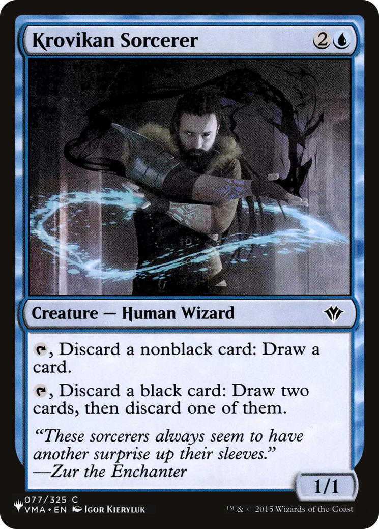 Krovikan Sorcerer (LIST-VMA-77)