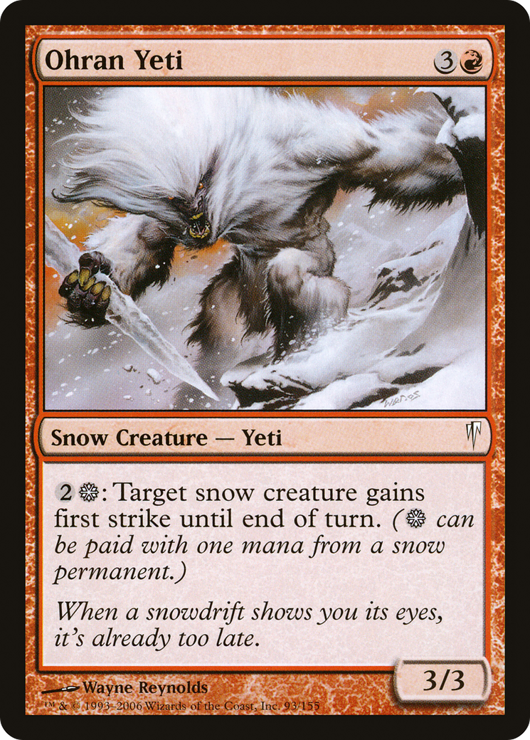Ohran Yeti (CSP-093)
