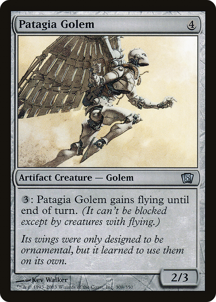 Patagia Golem (8ED-308★) (Foil)