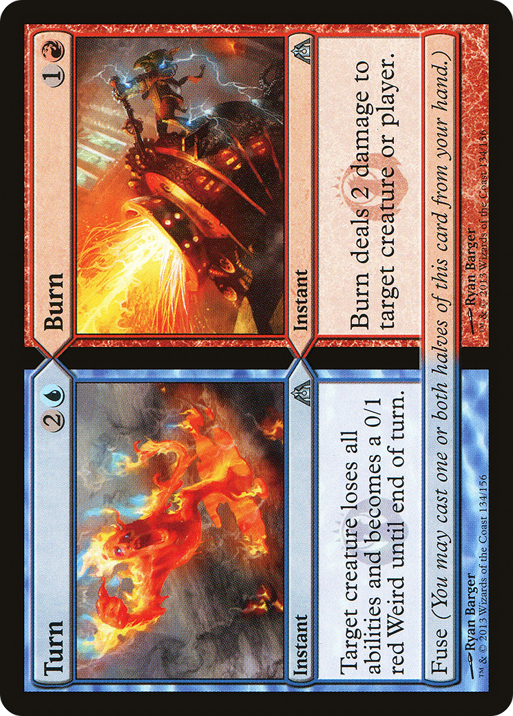 Turn // Burn (DGM-134) (Foil)