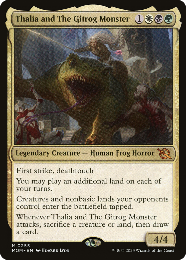 Thalia and The Gitrog Monster (MOM-255) (Foil)