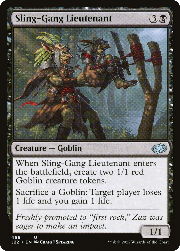Sling-Gang Lieutenant (J22-469)