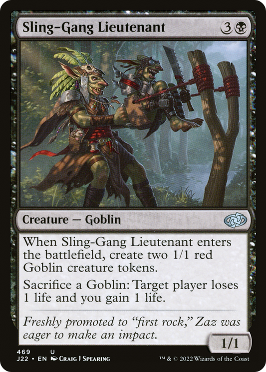 Sling-Gang Lieutenant (J22-469)