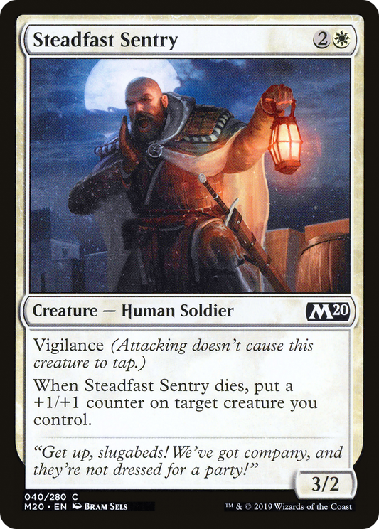 Steadfast Sentry (M20-040) (Foil)