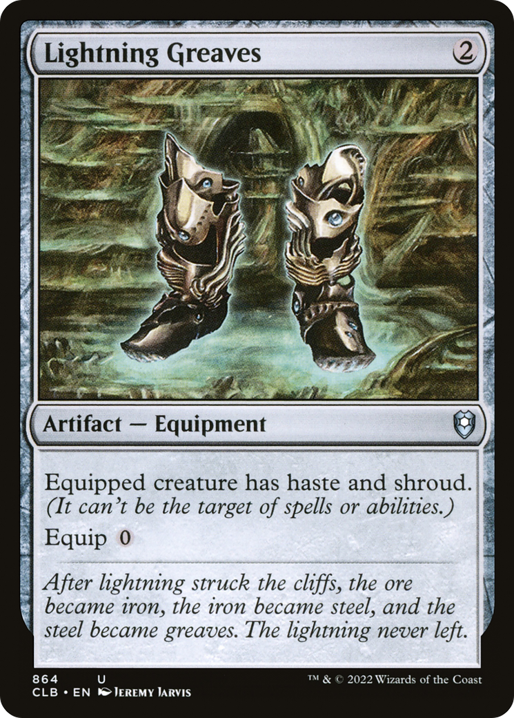 Lightning Greaves (CLB-864)