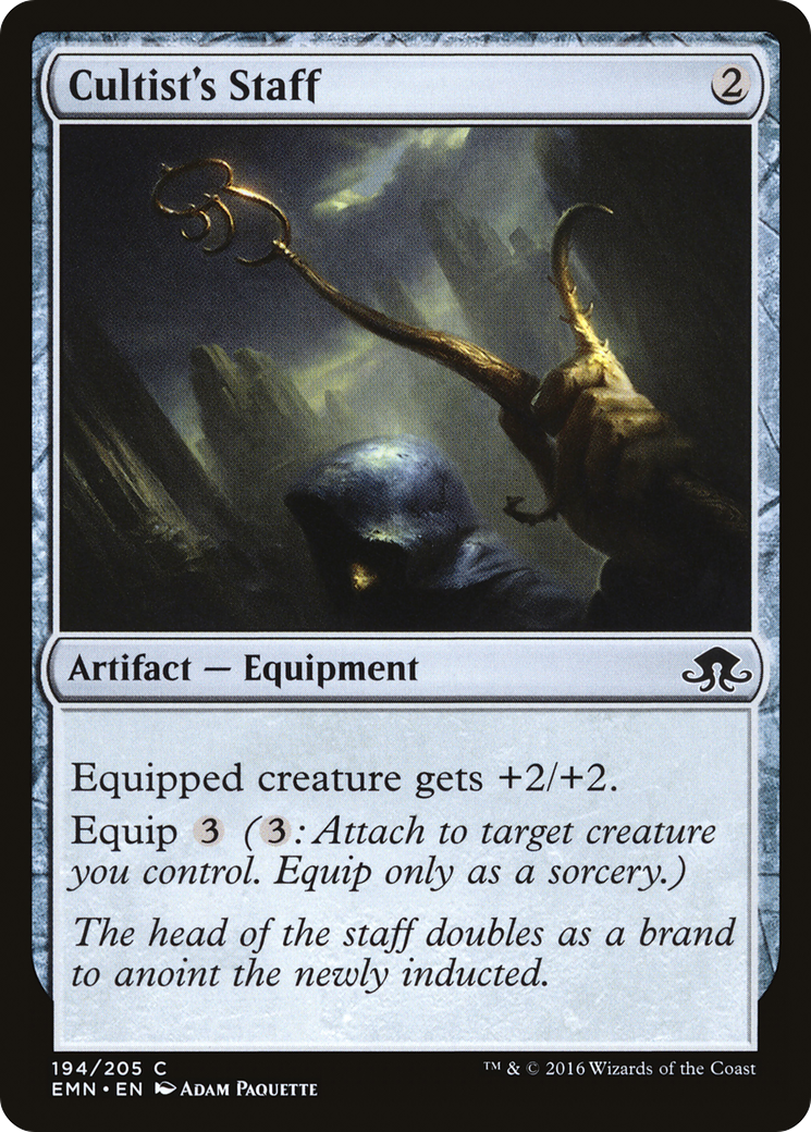 Cultist's Staff (EMN-194) (Foil)