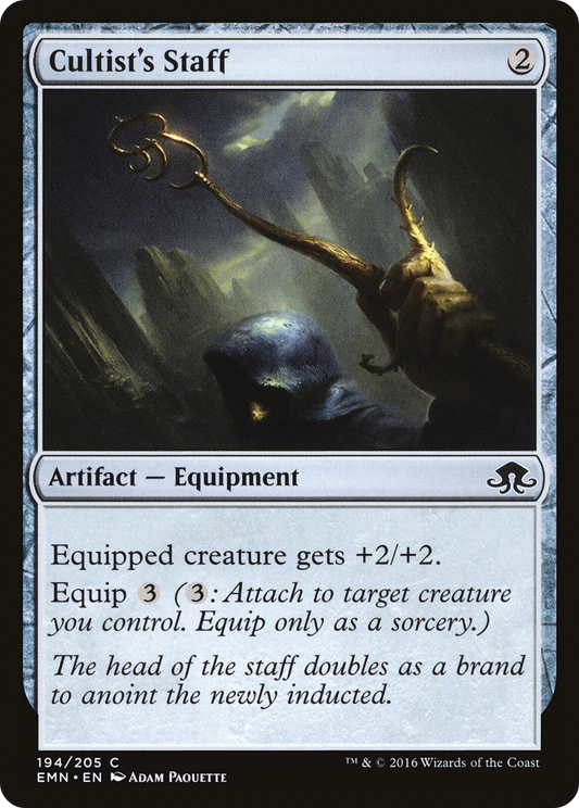 Cultist's Staff (EMN-194) (Foil)