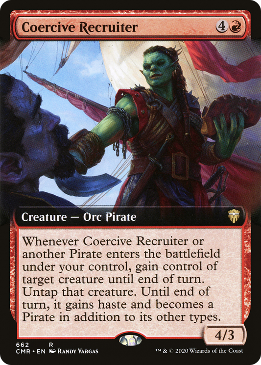 Coercive Recruiter (CMR-662) (Extended Art) (Foil)