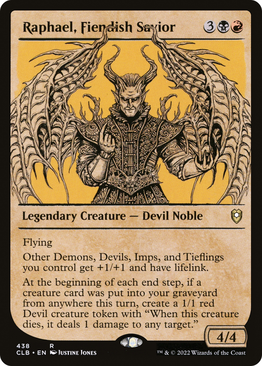 Raphael, Fiendish Savior (CLB-438) (Showcase) (Foil)