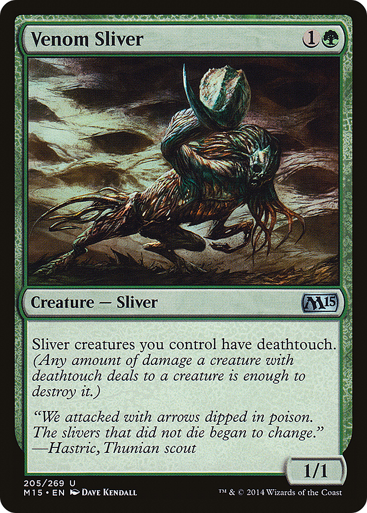 Venom Sliver (M15-205) (Foil)