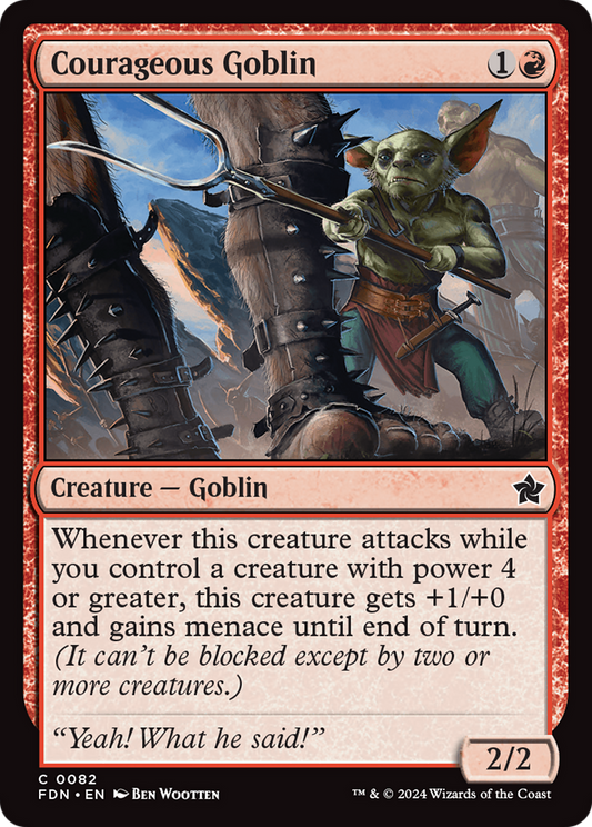 Courageous Goblin (FDN-082)