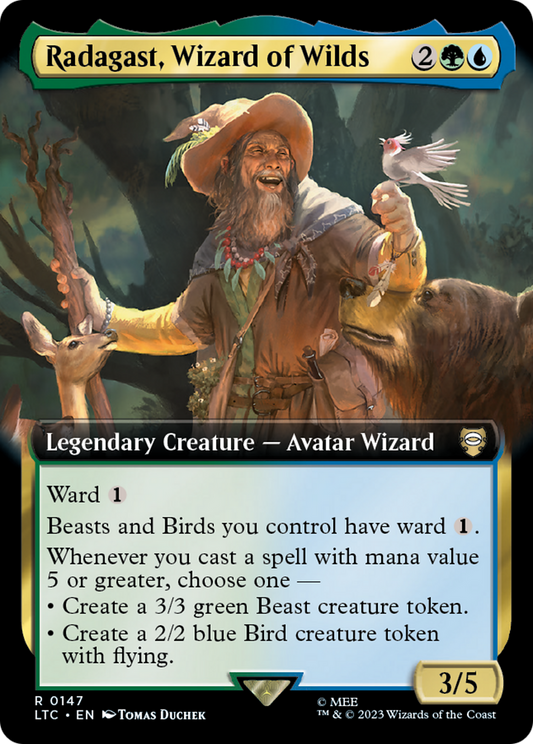 Radagast, Wizard of Wilds (LTC-147) (Extended Art)