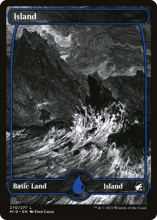 Island (MID-270) (Full Art, Showcase) (Foil)