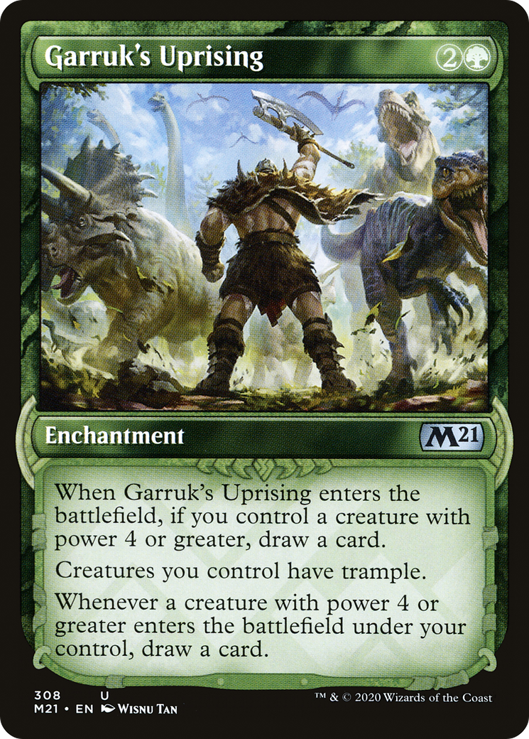 Garruk's Uprising (M21-308) (Showcase)
