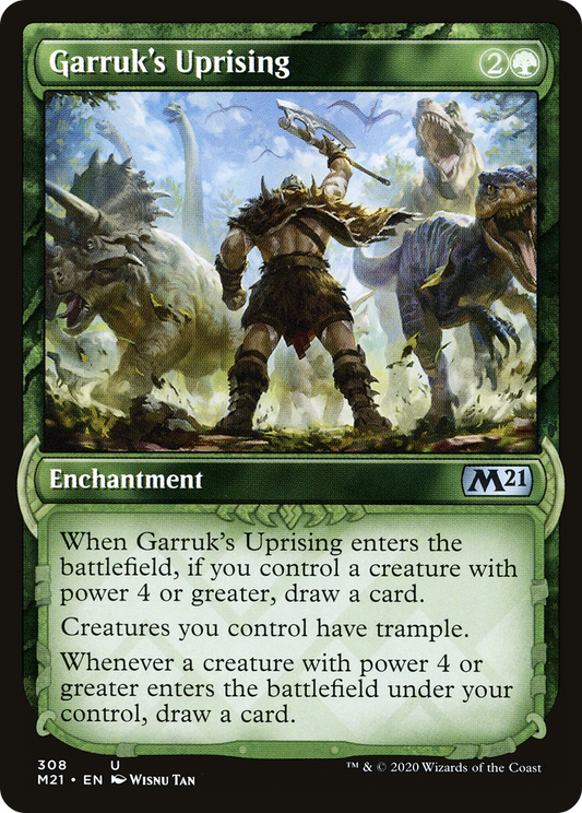 Garruk's Uprising (M21-308) (Showcase) (Foil)