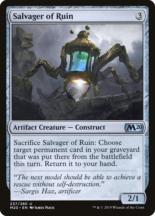 Salvager of Ruin (M20-237)