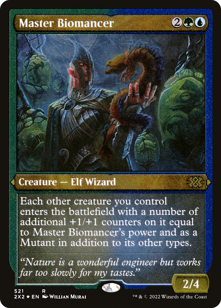 Master Biomancer (2X2-521) (Etched Foil)