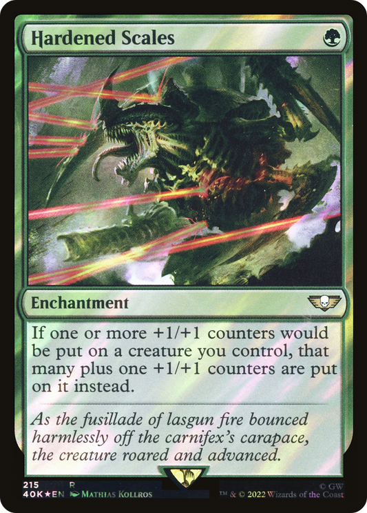 Hardened Scales (40K-215★) (Surge Foil)