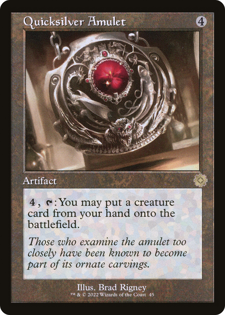 Quicksilver Amulet (BRR-045) (Foil)