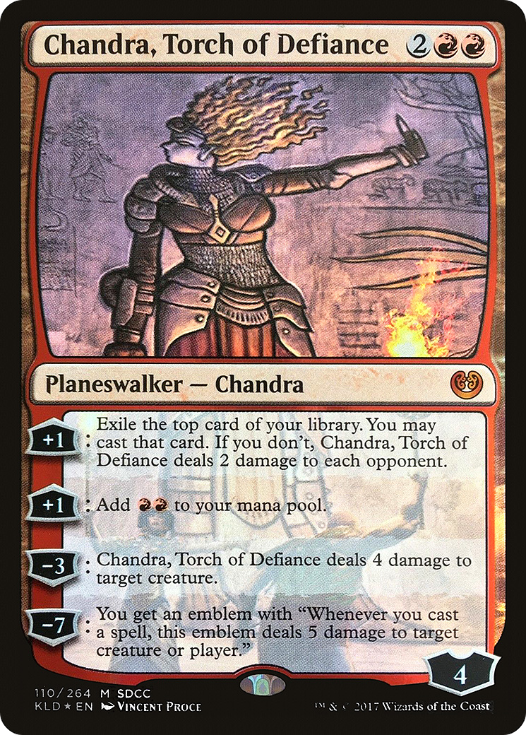 Chandra, Torch of Defiance (MEDIA-110) (Foil)