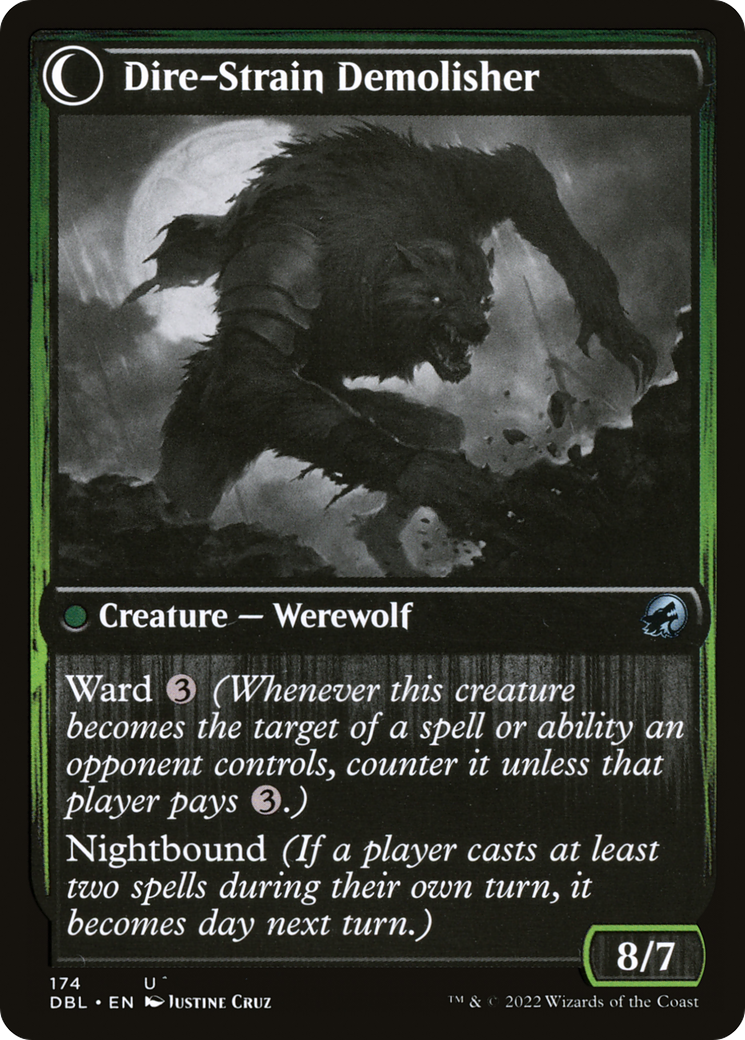 Burly Breaker // Dire-Strain Demolisher (DBL-174) (Foil)