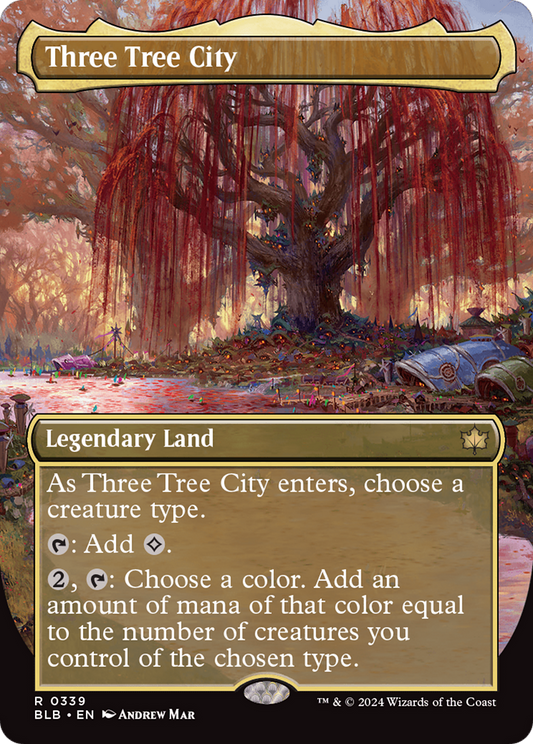 Three Tree City (BLB-339) (Borderless) (Foil)