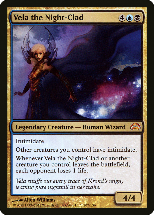 Vela the Night-Clad (PC2-107)