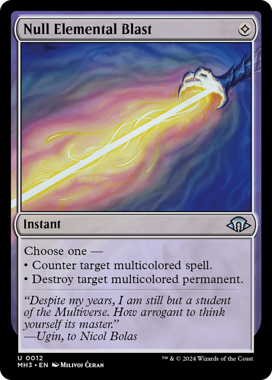 Null Elemental Blast (MH3-012)