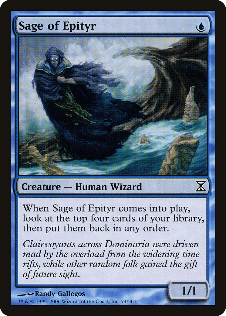 Sage of Epityr (TSP-074) (Foil)
