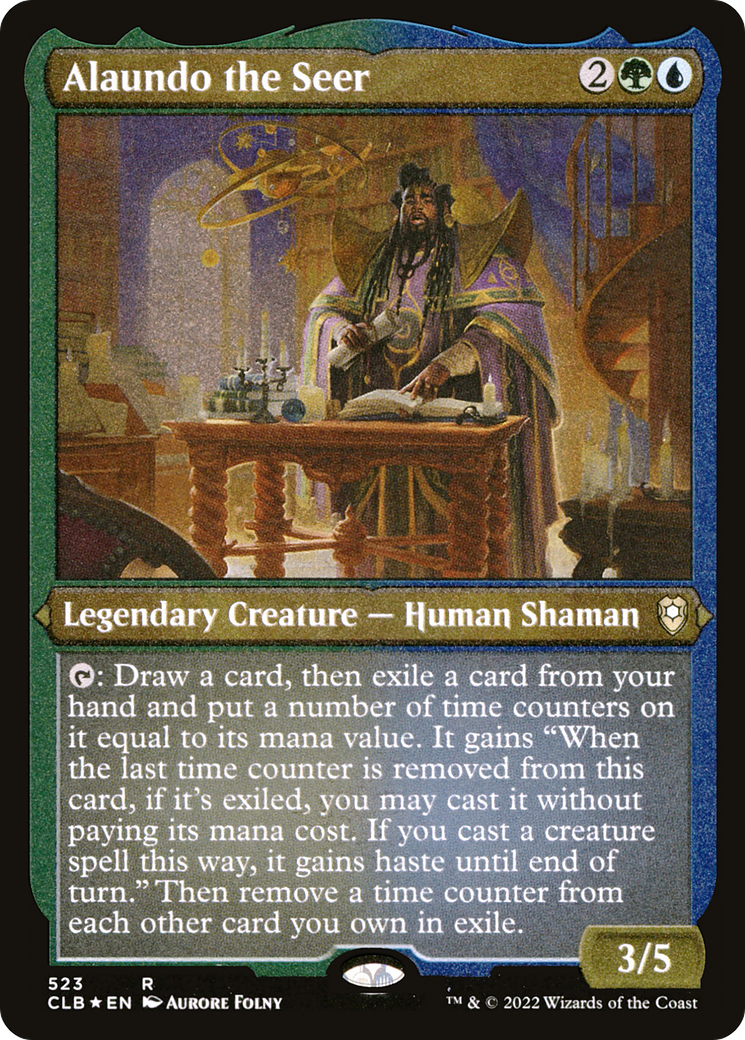 Alaundo the Seer (CLB-523) (Etched Foil)