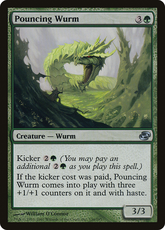 Pouncing Wurm (PLC-136) (Foil)