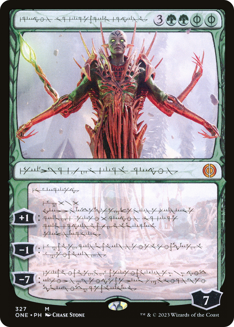 Nissa, Ascended Animist (ONE-327) (Showcase) (Foil)