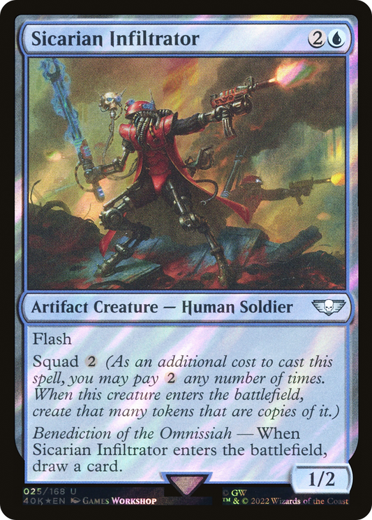 Sicarian Infiltrator (40K-25★) (Surge Foil)